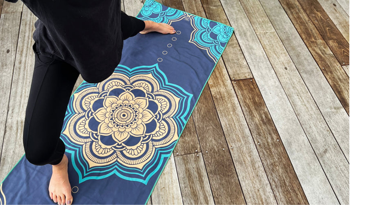 How To Use A Non-slip Yoga Towel