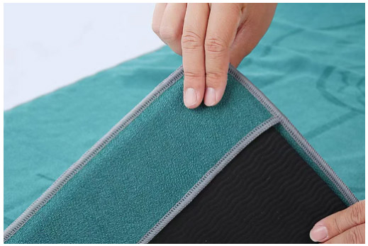 Wholesale Custom Yoga Fitness Towels with Invisible Anti-Slip Dots