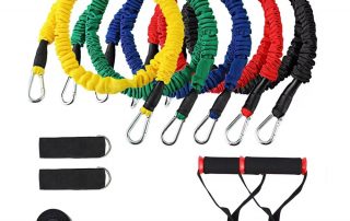 Resistance Bands with Handles Door Anchor Latex Tubes Heavy Duty Expander Cords Fitness
